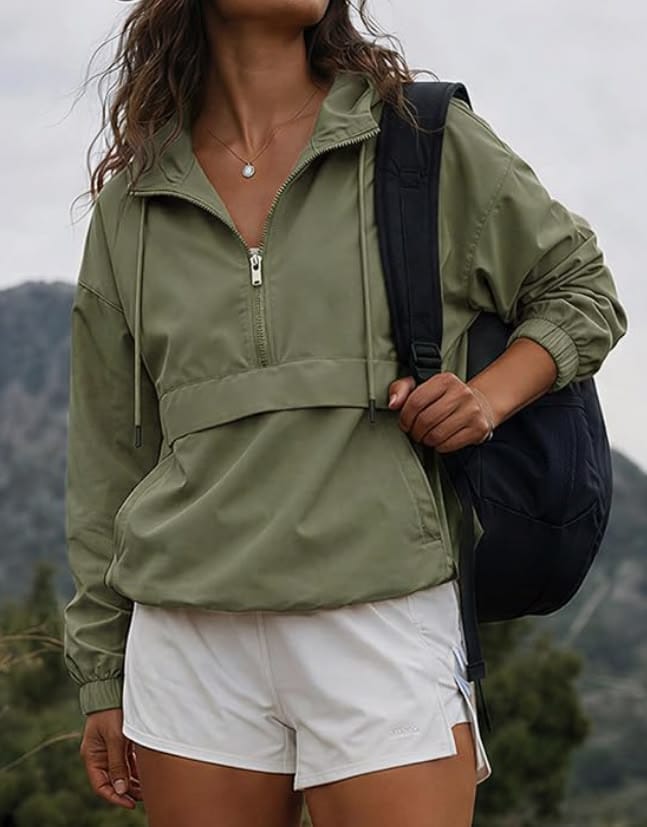Windbreaker Jacket - Olive