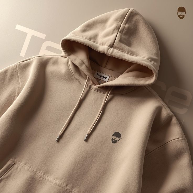 Minimal Hoodie - Cream