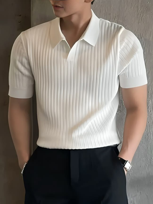 Classic Polo Tee - White